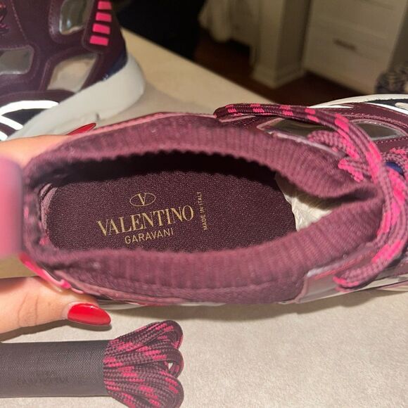 New Authentic Valentino Garavani Mix Media Runner Sneaker Men Shoe 43 $945 - Picture 13 of 14